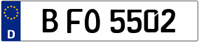 Truck License Plate